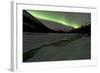 Aurora Borealis, Annie Lake, Yukon, Canada-null-Framed Photographic Print