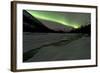 Aurora Borealis, Annie Lake, Yukon, Canada-null-Framed Photographic Print