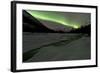 Aurora Borealis, Annie Lake, Yukon, Canada-null-Framed Photographic Print