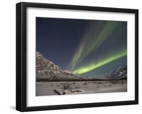 Aurora Borealis, Arctic National Wildlife Refuge, Alaska, USA-Hugh Rose-Framed Premium Photographic Print