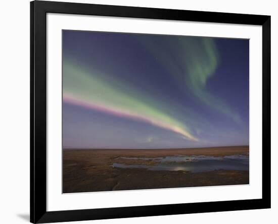 Aurora Borealis, Arctic National Wildlife Refuge, Alaska, USA-Hugh Rose-Framed Photographic Print