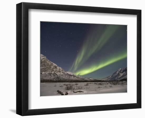 Aurora Borealis, Arctic National Wildlife Refuge, Alaska, USA-Hugh Rose-Framed Photographic Print