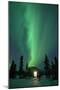 Aurora Borealis at Chena Hot Springs, Fairbanks, Alaska, Usa-Christian Heeb-Mounted Photographic Print