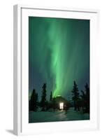 Aurora Borealis at Chena Hot Springs, Fairbanks, Alaska, Usa-Christian Heeb-Framed Photographic Print