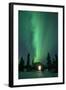 Aurora Borealis at Chena Hot Springs, Fairbanks, Alaska, Usa-Christian Heeb-Framed Photographic Print