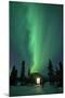 Aurora Borealis at Chena Hot Springs, Fairbanks, Alaska, Usa-Christian Heeb-Mounted Photographic Print