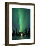 Aurora Borealis at Chena Hot Springs, Fairbanks, Alaska, Usa-Christian Heeb-Framed Photographic Print