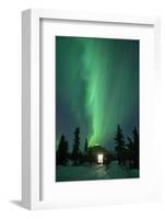 Aurora Borealis at Chena Hot Springs, Fairbanks, Alaska, Usa-Christian Heeb-Framed Photographic Print