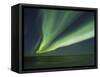 Aurora Borealis, Beaufort Sea, Alaska, USA-Hugh Rose-Framed Stretched Canvas