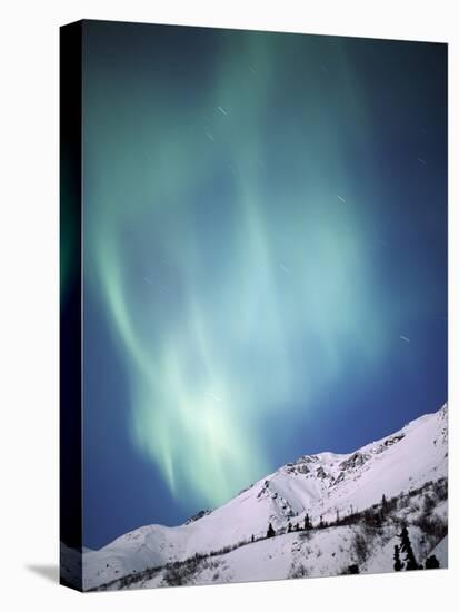 Aurora Borealis, Chugach State Park, Anchorage, Alaska-null-Stretched Canvas