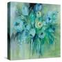 Aurora Borealis Florals-Silvia Vassileva-Stretched Canvas