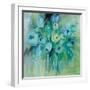 Aurora Borealis Florals-Silvia Vassileva-Framed Art Print