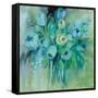 Aurora Borealis Florals-Silvia Vassileva-Framed Stretched Canvas