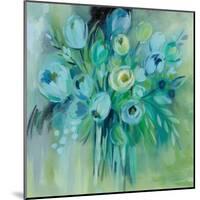 Aurora Borealis Florals-Silvia Vassileva-Mounted Art Print