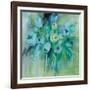 Aurora Borealis Florals-Silvia Vassileva-Framed Art Print