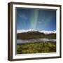 Aurora Borealis, Hafrafell, Skaftafell, South Iceland, Iceland-Rainer Mirau-Framed Photographic Print