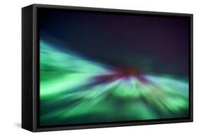 Aurora Borealis, Iceland-Arctic-Images-Framed Stretched Canvas