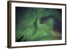 Aurora Borealis in Clear Skies, Yukon, Canda-null-Framed Photographic Print