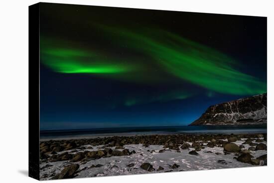 Aurora Borealis in Norway 5-Philippe Sainte-Laudy-Stretched Canvas