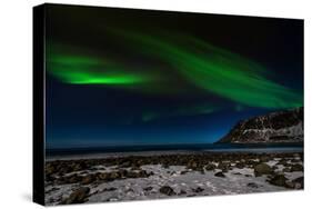 Aurora Borealis in Norway 5-Philippe Sainte-Laudy-Stretched Canvas