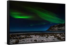Aurora Borealis in Norway 5-Philippe Sainte-Laudy-Framed Stretched Canvas
