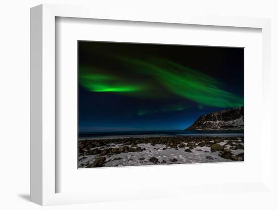 Aurora Borealis in Norway 5-Philippe Sainte-Laudy-Framed Photographic Print