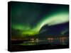 Aurora Borealis in the Sky, Alftanes, Reykjavik, Iceland-null-Stretched Canvas