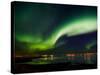 Aurora Borealis in the Sky, Alftanes, Reykjavik, Iceland-null-Stretched Canvas