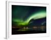 Aurora Borealis in the Sky, Alftanes, Reykjavik, Iceland-null-Framed Photographic Print