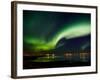 Aurora Borealis in the Sky, Alftanes, Reykjavik, Iceland-null-Framed Photographic Print