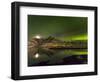 Aurora Borealis. Kakersundet. Lofoten Islands. Norway-Martin Zwick-Framed Photographic Print