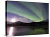 Aurora Borealis, Koyukuk River, Alaska, USA-Hugh Rose-Stretched Canvas