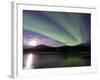 Aurora Borealis, Koyukuk River, Alaska, USA-Hugh Rose-Framed Photographic Print