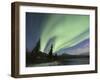 Aurora Borealis, Koyukuk River, Alaska, USA-Hugh Rose-Framed Premium Photographic Print