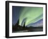 Aurora Borealis, Koyukuk River, Alaska, USA-Hugh Rose-Framed Premium Photographic Print