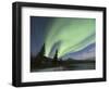 Aurora Borealis, Koyukuk River, Alaska, USA-Hugh Rose-Framed Photographic Print