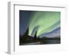 Aurora Borealis, Koyukuk River, Alaska, USA-Hugh Rose-Framed Photographic Print