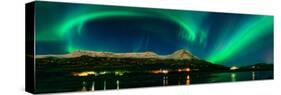 Aurora Borealis, Mt Ejsa, Reykjavik, Iceland-null-Stretched Canvas