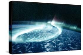 Aurora Borealis (Northern Light) Viewed from Space-null-Stretched Canvas
