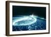 Aurora Borealis (Northern Light) Viewed from Space-null-Framed Premium Photographic Print