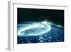 Aurora Borealis (Northern Light) Viewed from Space-null-Framed Premium Photographic Print