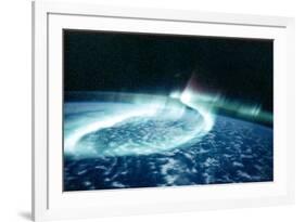 Aurora Borealis (Northern Light) Viewed from Space-null-Framed Photographic Print