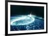 Aurora Borealis (Northern Light) Viewed from Space-null-Framed Photographic Print