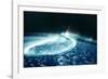 Aurora Borealis (Northern Light) Viewed from Space-null-Framed Photographic Print