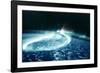 Aurora Borealis (Northern Light) Viewed from Space-null-Framed Photographic Print