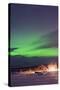 Aurora Borealis (Northern Lights), Abisko, Lapland, Arctic Circle, Sweden, Scandinavia, Europe-Christian Kober-Stretched Canvas