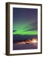 Aurora Borealis (Northern Lights), Abisko, Lapland, Arctic Circle, Sweden, Scandinavia, Europe-Christian Kober-Framed Photographic Print