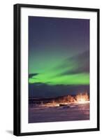 Aurora Borealis (Northern Lights), Abisko, Lapland, Arctic Circle, Sweden, Scandinavia, Europe-Christian Kober-Framed Photographic Print