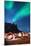 Aurora Borealis (Northern Lights), Reine, Moskenesoy, Lofoten Islands, Norway, Scandinavia, Europe-Christian Kober-Mounted Photographic Print