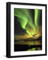 Aurora Borealis, Northern Lights, Troms Region, Norway-Gavin Hellier-Framed Photographic Print